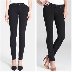 LIKE NEW PAIGE Verdugo Ultra Skinny Jeans Black 24